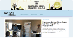 Desktop Screenshot of gymnasieskolen.dk
